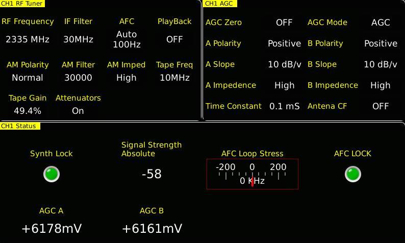The AFC Feature on the Touch Screens is depicted in Figure 4-38.