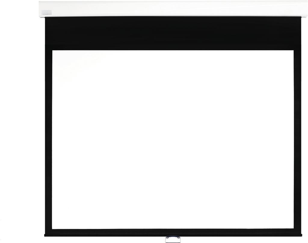 The manual screens fit all type of digital projectors, and all media like movies or computer graphics. This product suits as good for home as for classroom or conference room use.