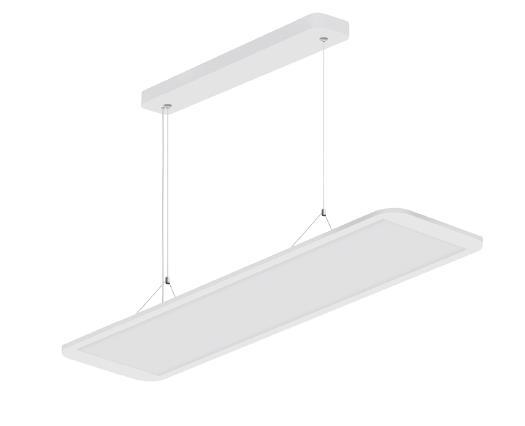 NEW LEDVANCE Panel Direct/Indirect Your top 5 bestseller reasons Advanced suspended Panel with comfortable direct and indirect light emission for office applications Very slim aluminum frame,