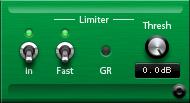 The Limiter Section The limiter section enables control over an independent limiting processor, situated between the compressor and output-gain stages of the signal chain.