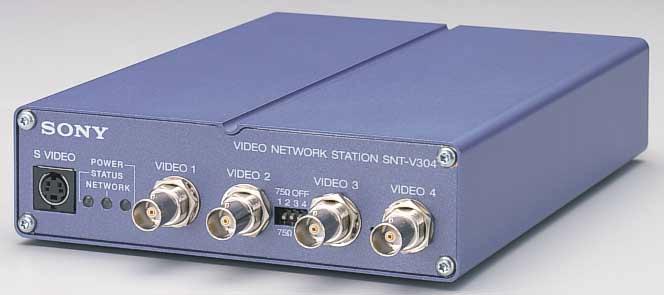 operation SNT-V304 Video Network Station Allows remote control of HSR-1P and HSR-2P recorders over a LAN or WAN Built-in home