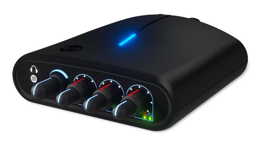 original Hear Back system Compatible with the Hear Back PRO system via optional PRO Hub ADAT Card Includes 1/8 and 1/4 headphone jacks SWITCH BACK M8RX 4x4 Dante (4 Dante Inputs and 4 Dante Outputs)
