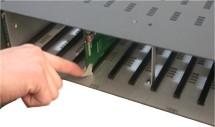 Step 2 Loosen and take off the module Press down the swivel handle to loosen the module, as shown in Figure 3-7.
