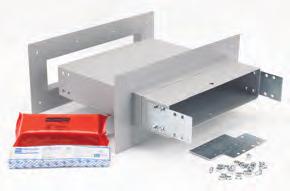 includes two (2) pair 9ZN-800* splice plates with 3 /8" zinc plated hardware. "D" Type tray includes two (2) pieces of CAC-UFB pivot connectors with zinc plated hardware.