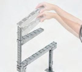 D-35) Discontinued 4 AY 5 7 WBUCK812 2 Δ Cantilever Kit - Double Tier with 8 & 12 Brackets 15.