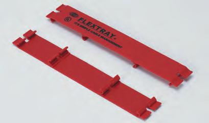 FLEXTRAY - Accessories Clips easily into trays Use for identifying your cable pathways Can be used on all tray sizes Will not fit on side of 1 1 /2 deep FLEXTRAY Finish: Non-plenum-rated resins Label