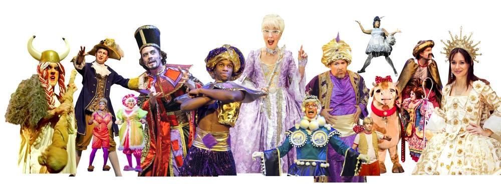 What is pantomime? The story of pantomime is a tale of dragons and serpents. It features men dressed as women, and women pretending to be young men.
