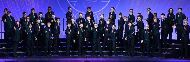 this chorus of men from his school s choral program.