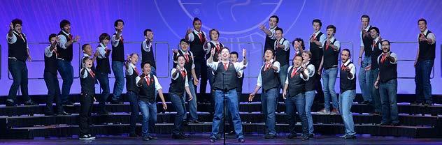Carol Stephenson Members of this chorus are young Barbershoppers and their