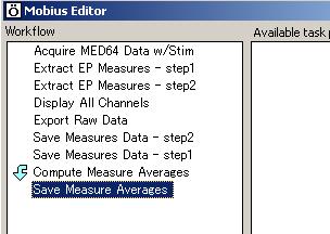 Averages and standard deviations for the [Extract EP Measures -step1-] (top chart in the EPSP measures tab) will be computed and displayed.
