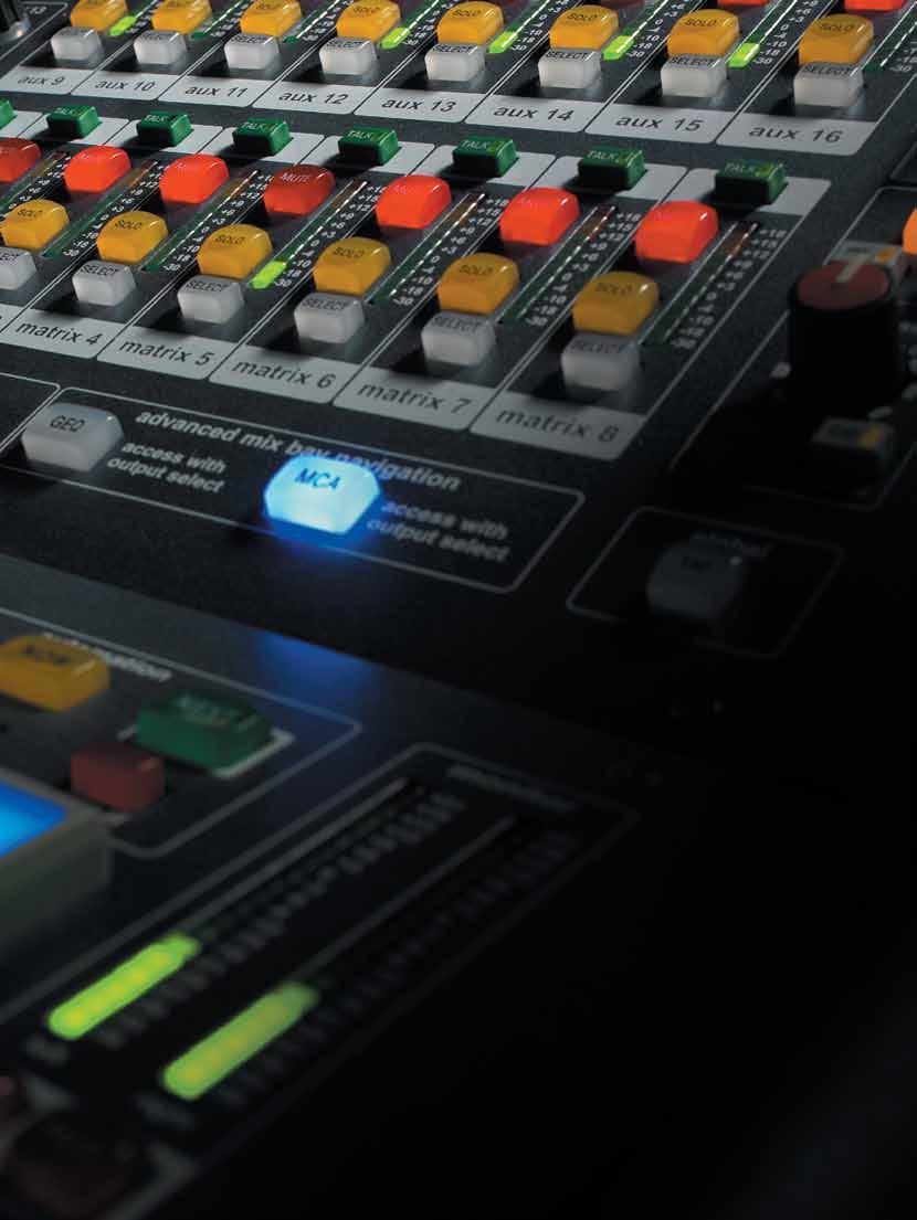 Introducing the PRO2 and PRO2C Think of an audio mixing system which offers unprecedented levels of control integration in terms of speed and ease of workflow.