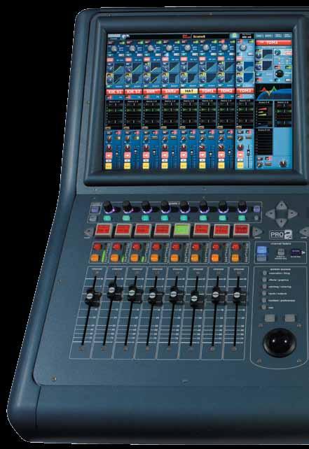 PRO2C has the same feature set as the PRO2 but has 8 input faders that can be increased to 16