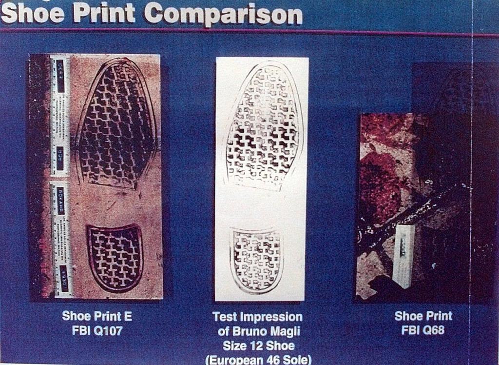 Bodziak said that the alleged Bruno Magli shoeprints were made by a size 12 shoe, but police found shoes in O.J.'s closet that ranged in size from 10.5 to 13.