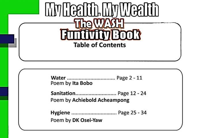 Appreciation and Acknowledgements Sincere thanks to everyone who contributed to the My Health, My Wealth Funtivity Book, especially the A-Team; Daniel Ofosu, Hugh Quist, Selorm Xatse and Ramus Ankh.
