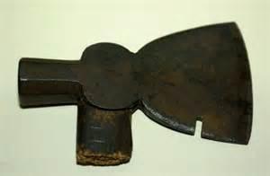 A hatchet had been discovered in the basement of the Borden home, but its blade was clean and the handle had been broken off by
