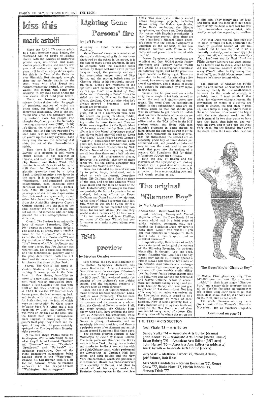 _ PAGE 6 FRDAY,SEPTEMBER 28, _ -- 1973 THETECH.