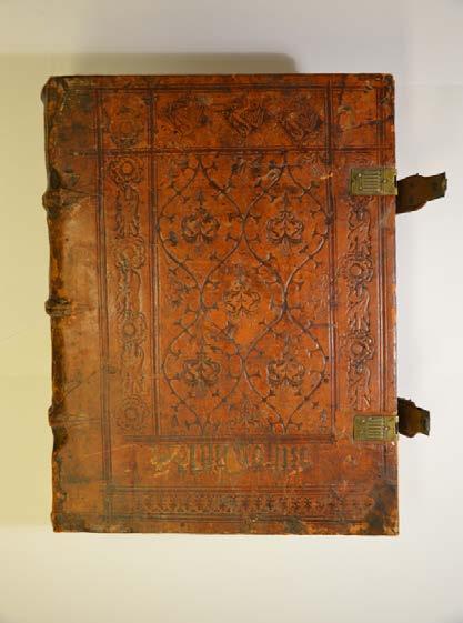 Several copies are lavishly decorated, and supplied with painted initials, often with gold-leaf finishing.