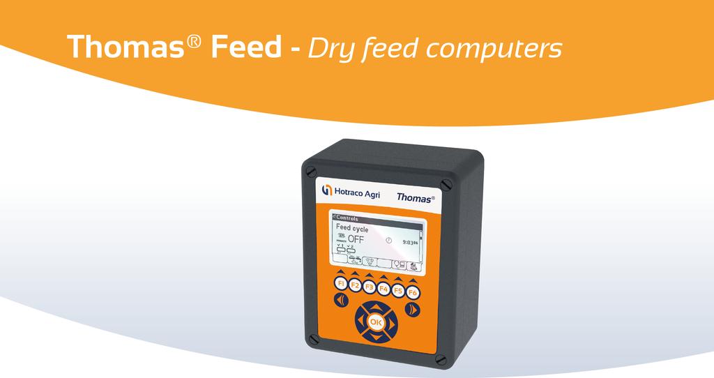 Thomas Feed is a computer for the control of a dry feed system that is used to give all of your animals ad-lib feeding. This computer is exceptionally easy to use.