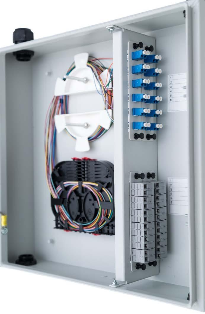 Section One: Introduction This guide explains how to install the wall-mounted and Mini enclosures, and how to route and secure the fiber optic cable within the enclosure. 1.