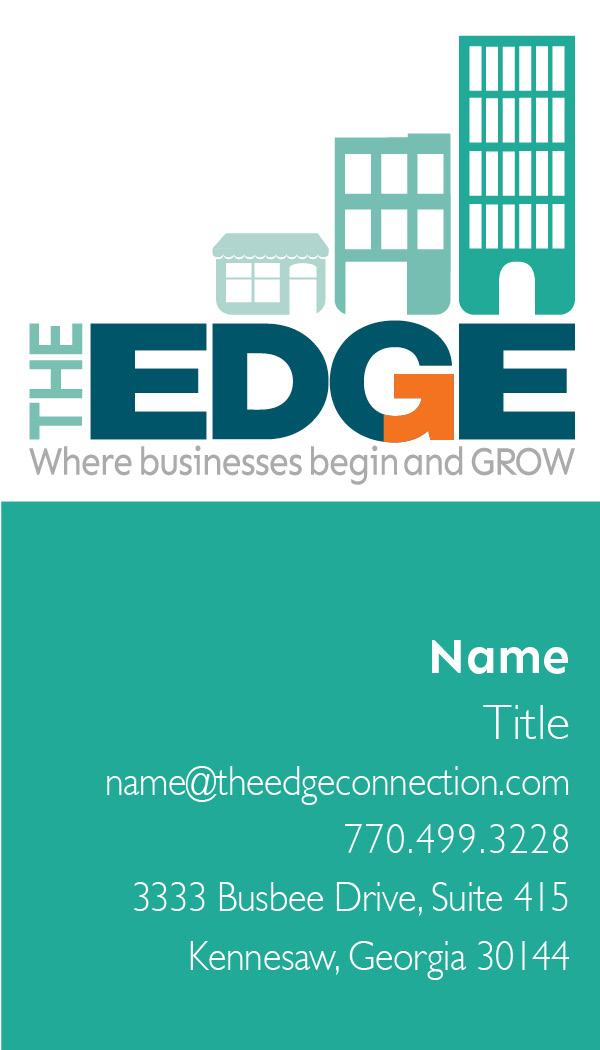 BUSINESS CARDS THE EDGE - GUIDELINES FOR BUSINESS CARDS BUISNESS CARD FRONT THE EDGE CONNECTION LOGO