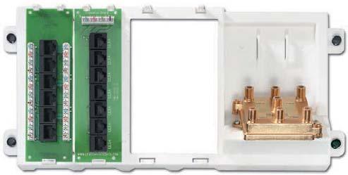 2 Data and Telephone Distribution Leviton makes your work easier by offering Pre-Configured Structured Cabling Panels assembled from the most popular distribution modules.