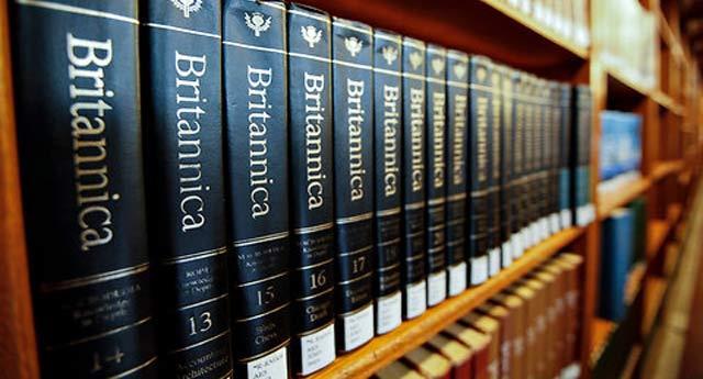e.g: Encylopedia Britannica vs