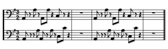 Bass guitar note addition Something s coming What type of voice is used? What style is it from? When was it composed? Who is the composer?