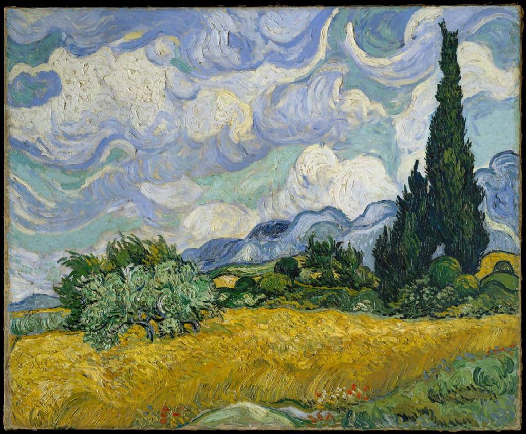 Division 685 Competition Date: August 6 Class 01: Wheat Field with Cypresses Vincent