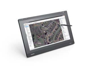The DTU-2231 can be used for sketch-based editing, heads-up digitizing, and redlining in ArcGIS as well as inputting handwritten annotations and comments.
