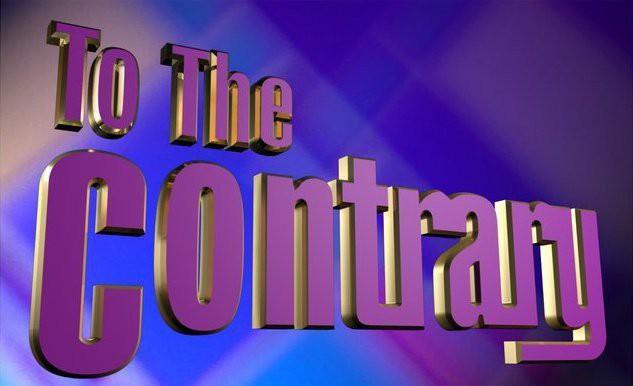 PBS "TO THE CONTRARY" Our Nation's Infrastructure at Risk Host: Bonnie Erbe January 6th, 2017 Panelists: Ann Stone: Co-found of Women Vote Trump; Hilary Rosen: Democratic Strategist;