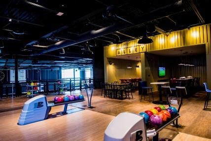 The first location of The Rec Room at South Edmonton Common opened its doors on September 19,