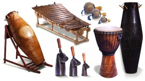 The African Drum Family Dominates all instruments Poly rhythms (or Cross rhythm) is very common It is the simultaneous use of 2 or more conflicting rhythms or when the regular pattern of