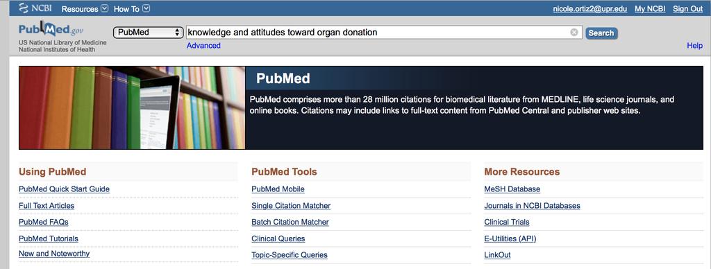 PAGE 12 Add citations directly from PubMed 1. Go to PubMed 2. Search for the publication you want 3.