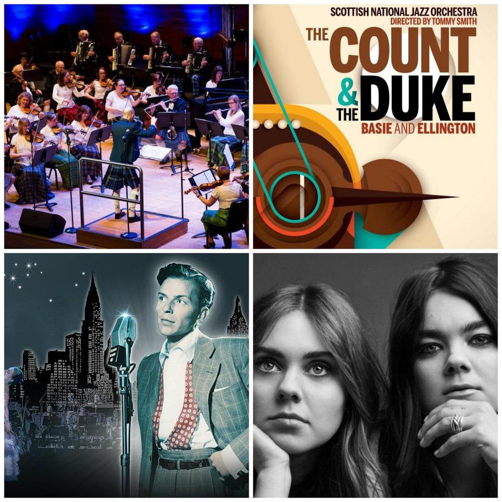 uk (images from top-left clockwise: Scottish Fiddle Orchestra, Scottish National Jazz Orchestra, First Aid Kit, Simply Sinatra) IMAGES TO DOWNLOAD HERE Edinburgh s Five Star Concert venue is set to