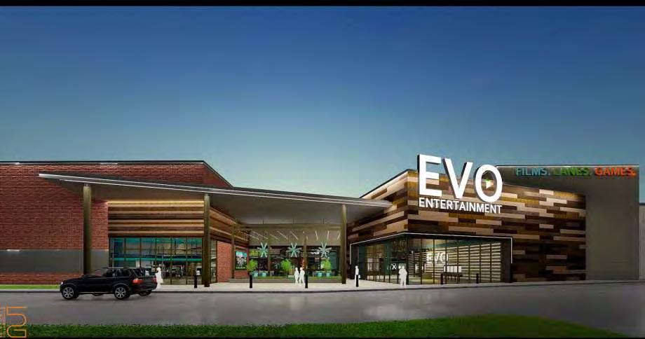 Movie, bowling complex coming to Schertz in 2019 By Joshua Fechter Updated 8:05 am, Thursday, May 3, 2018 Photo: Courtesy/Evo Entertainment Group San Marcos-based Evo Entertainment Group plans to