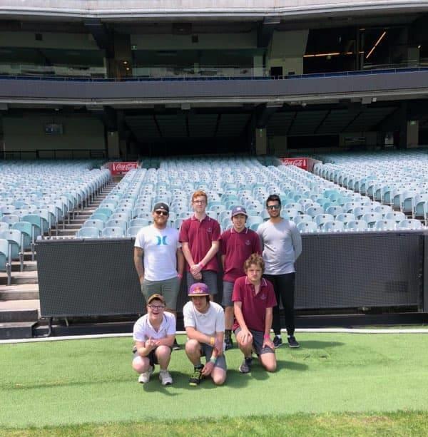 On Wednesday 7 th November, a group of Senior School students were fortunate enough to go to the MCG for a cricket clinic run by