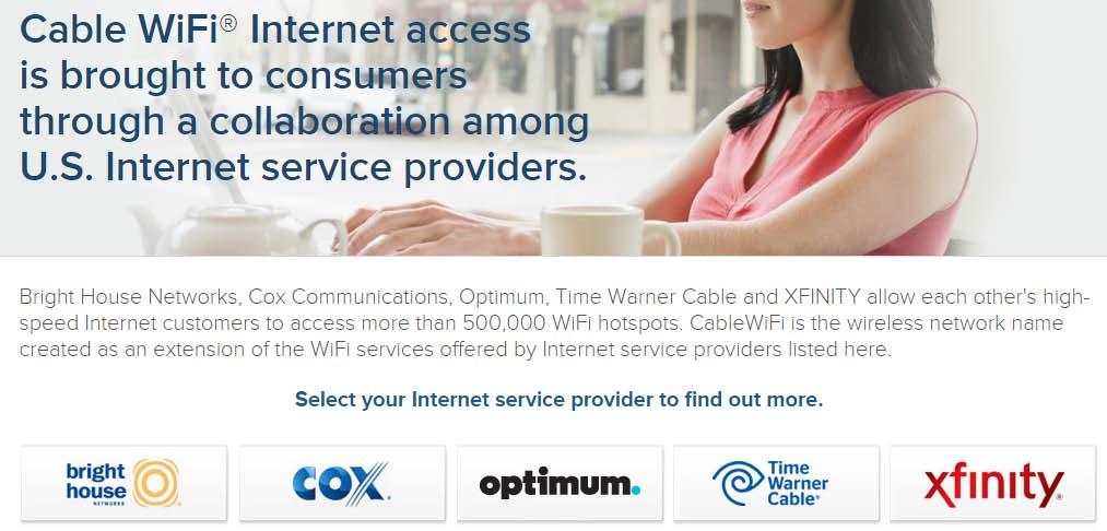 MSO Innovation Wi-Fi Networks Total Wi-Fi hotspot count at around 17 million, with Comcast