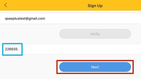 Enter your Email Address. Select Verify.