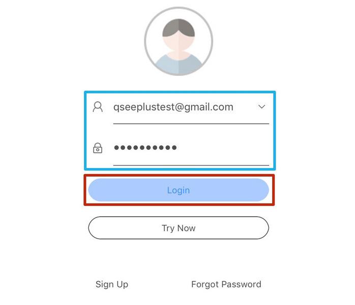 Enter your Q-See Presidio Username and Password.