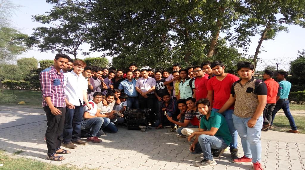 Students of 3 rd year attending Engine