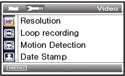 "REC / OK" button will appear when the red flashing, meaning that start recording begins. If you want to stop the recording and press "REC / OK" button.