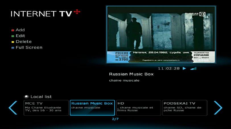 To top it all off, the multimedia section has a client that provides access to the Russian PayTV provider Kartina TV and, of course, there s also the ability to play back local video files in the