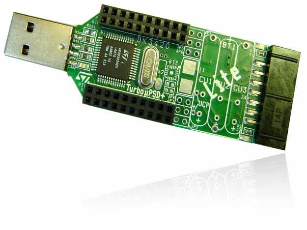 DK3420 - USB Demonstration board with µpsd Turbo Plus For a pin description, see