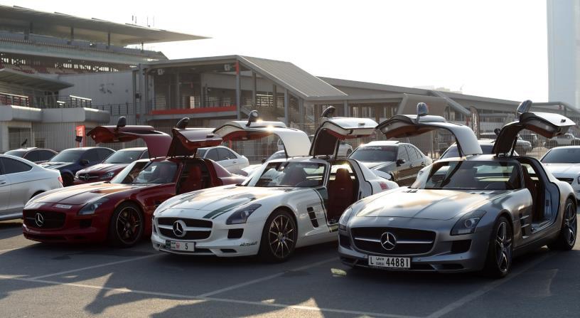 Mercedes AMG event was held in Dubai in