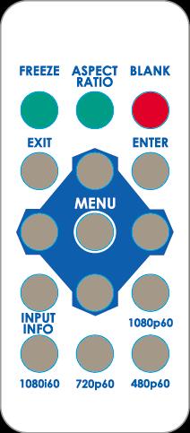 OPERATION APPROACH Method A: Push-in Button Method B: IR Remote Control Button FREEZE ASPECT RATIO BLANK EXIT