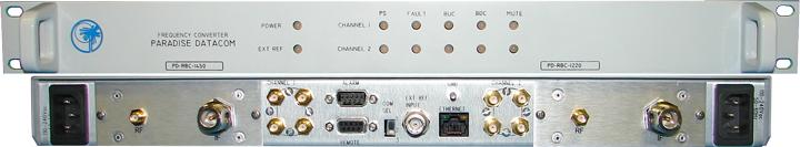 The Up Converter translates an L-Band frequency input signal between 950 to 2050 (Dependant upon RF Band Selected) to a C-, X- or output frequency.