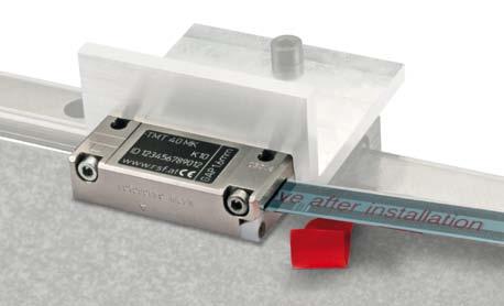 MS 45 MO/MK Version MO: Steel tape scale Version MK: Steel tape scale with adhesive tape Dimensions, mounting