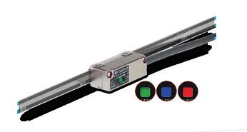 individual special functions Non-contact reflective scanning High traversing speed Small dimensions Scale unit: