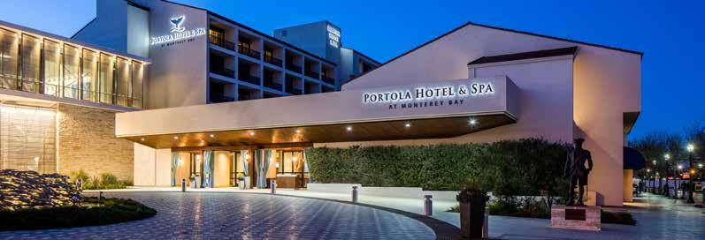 EVENT TECHNOLOGIES QUICK FACTS The Portola Hotel & Spa at Monterey Bay is proud to be the technology leader on the Monterey Peninsula.
