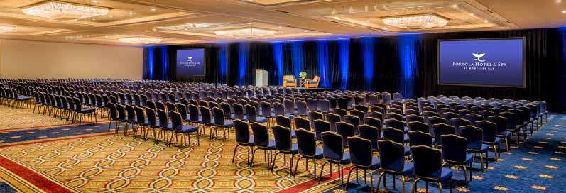 TECHNOLOGY ADVANTAGE Electrical Energy in Meeting Space De Anza Ballroom: 700 Amps in Duplex Outlets, 3 x 100 Amp and 1 x 200 Amp power drops Bonsai Ballroom: 140 Amps in Duplex Outlets, 2 x 100 Amp